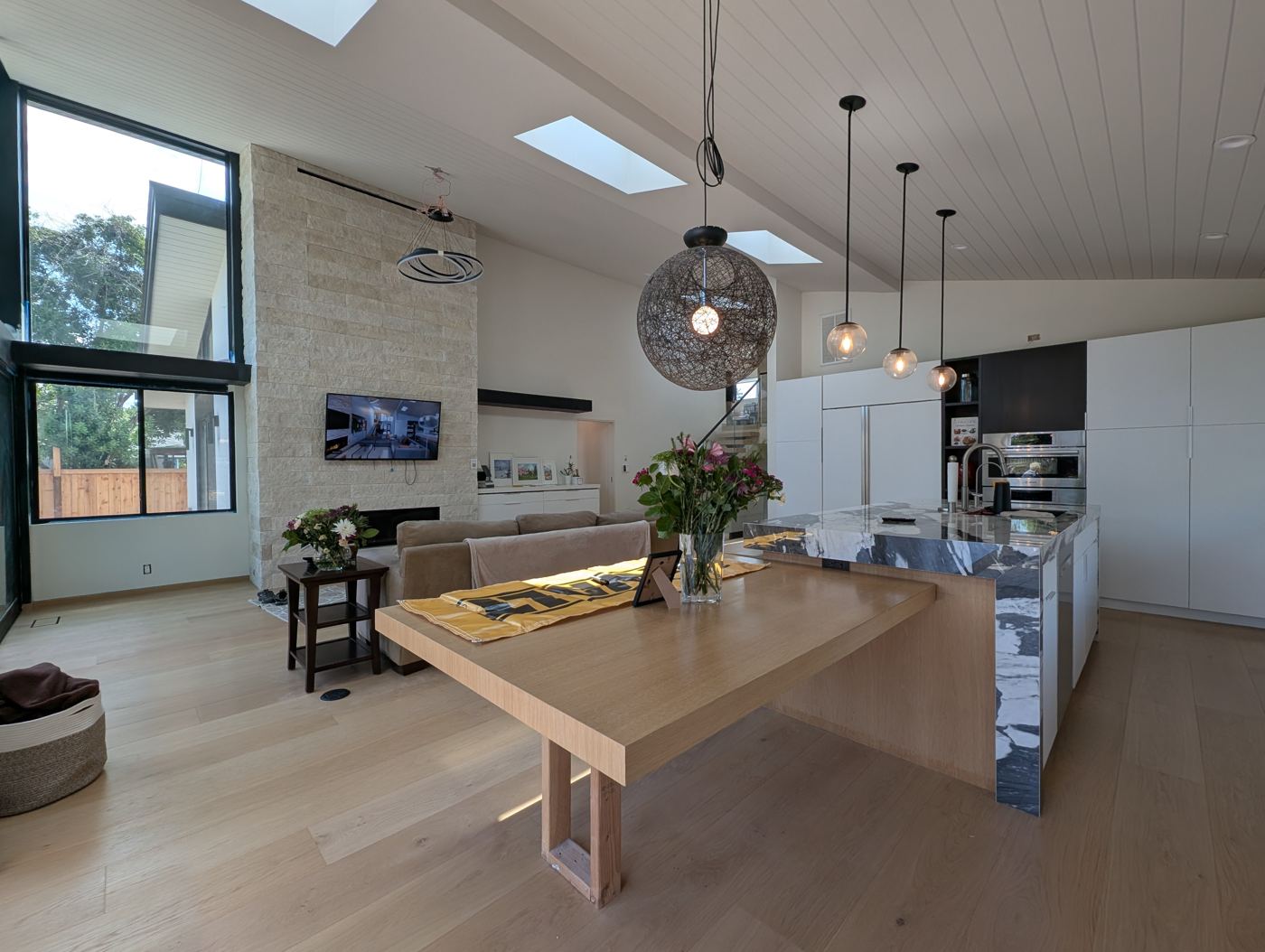 Kitchen in our Campbell home, the reference install for our smart home systems